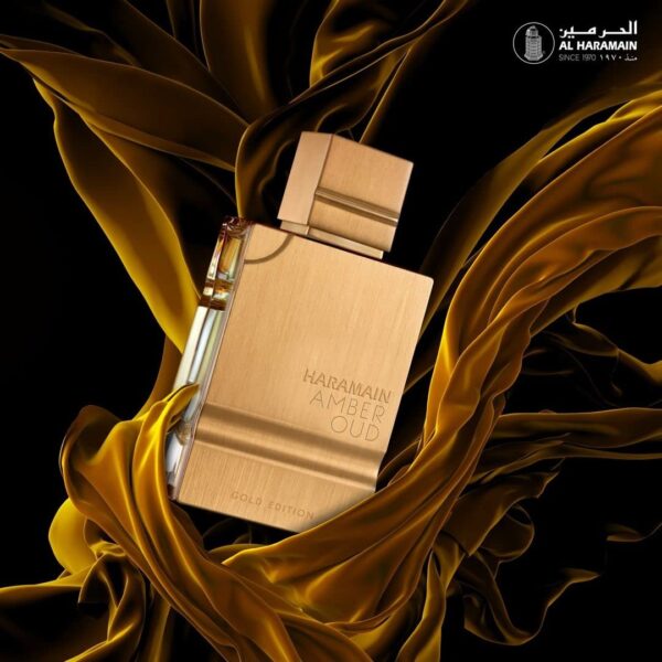 Al Haramain Amber Oud Gold Edition - Perfume árabe para mujeres y hombres - Eau de Parfum en espray con notas de bergamota, melón, piña, ámbar, acorde amaderado y almizcle, 2 onzas - Imagen 4
