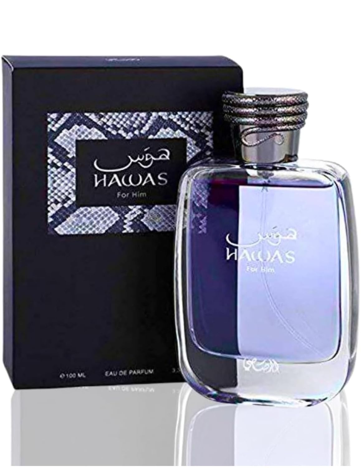Colonia Hawas para hombre Eau de Parfum Spray, 3.4 fl oz
